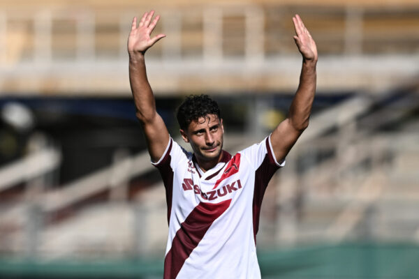 Mp Firenze 05/09/2026 - campionato di calcio serie A / Fiorentina-Torino / foto Matteo Papini/Image Sport
nella foto: esultanza gol Rolando Mandragora