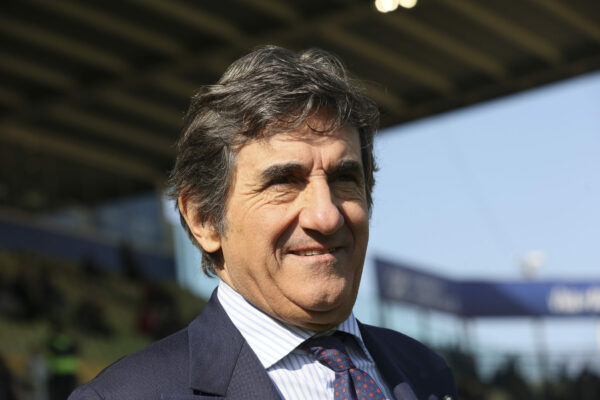 Urbano Cairo Chairman of Torino FC during Parma Calcio vs Torino FC, 28° Serie A Enilive 2024-25 game at Ennio Tardini stadium in Parma (PR), Italy, on March 08, 2025.